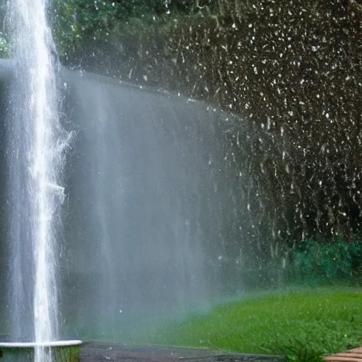 Image similar to water falling from the sky