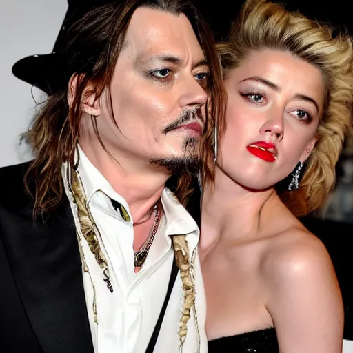 Image similar to amber heard slapping johnny depp