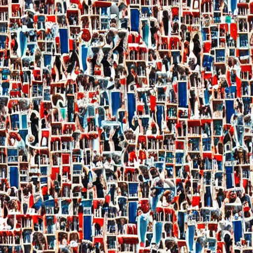 Image similar to where's waldo in paris