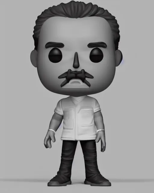 Image similar to full body 3d render of Jordan Peterson as a funko pop, studio lighting, white background, blender, trending on artstation, 8k, highly detailed , intricate details