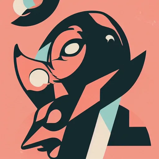 Image similar to Orca profile picture by Sachin Teng, symetrical, Vector , geometric shapes background, graffiti, street art:2 by Sachin Teng:4