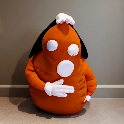 Image similar to Nemo dressed as a potato