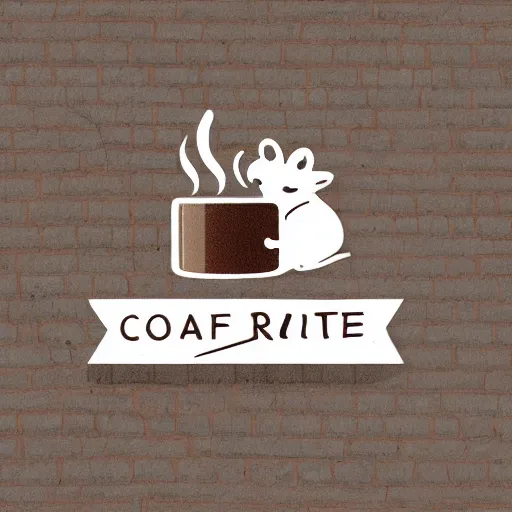 Image similar to coffee shop logo that is just a pile of rats