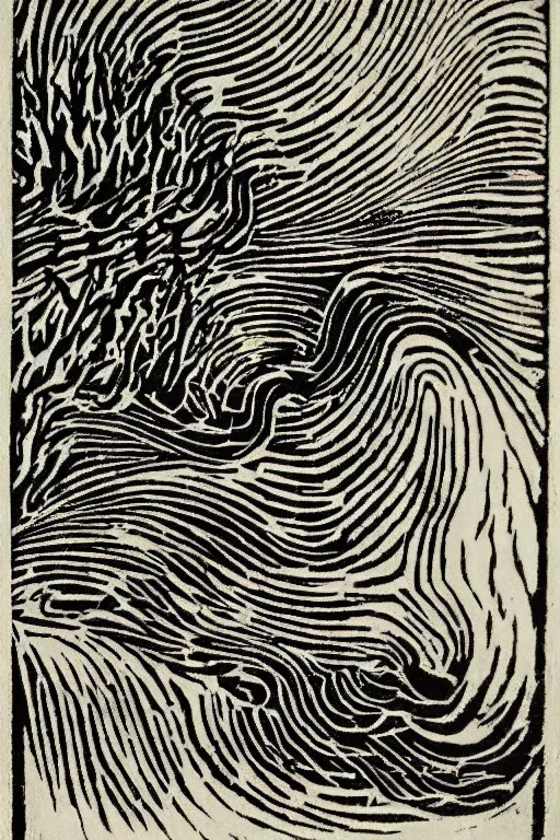 Image similar to woodcut by lucien pisarro