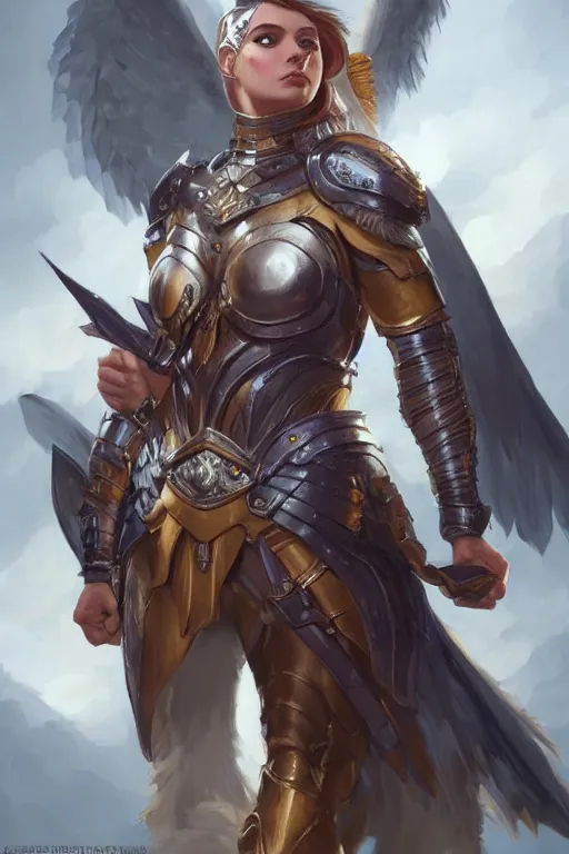 Image similar to amazon valkyrie athena, d & d, fantasy, portrait, highly detailed, headshot, digital painting, trending on artstation, concept art, sharp focus, illustration, art by artgerm and greg rutkowski and magali villeneuve