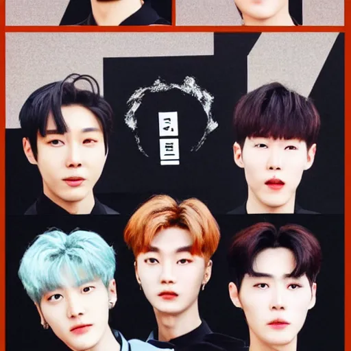 Image similar to a cup of coffee part 4 with johnny suh, mark lee, jung jaehyun, ten lee, and kim doyoung, all from the group nct, neo culture technology, portraiture, art by gogos basil