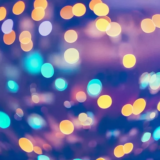 Image similar to bokeh Nightlights over vegas