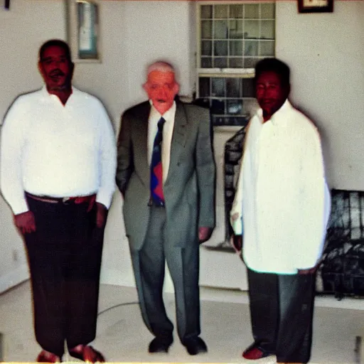 Image similar to father, son, grandfather and great grandfather, haitian, hackensack, new jersey, 1 9 9 2