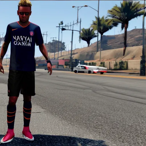 Image similar to neymar in gta v