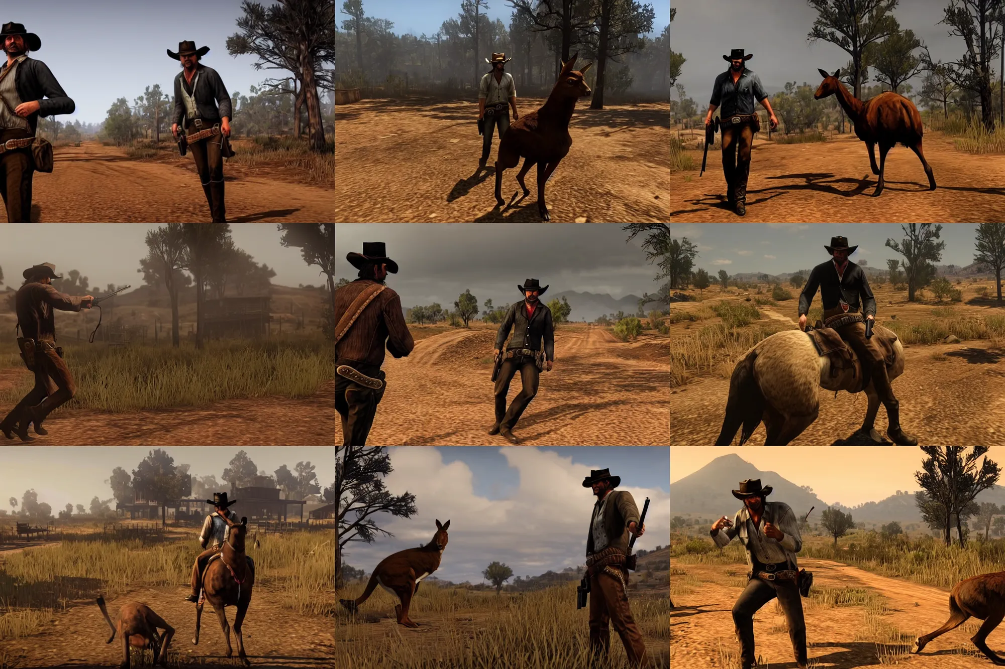 jhin in red dead redemption 2, ps5 screenshot, red dead redemption