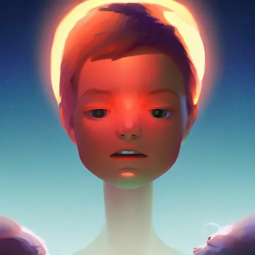 Image similar to face icon stylized minimalist close encounters of the third kind, loftis, cory behance hd by jesper ejsing, by rhads, makoto shinkai and lois van baarle, ilya kuvshinov, rossdraws global illumination