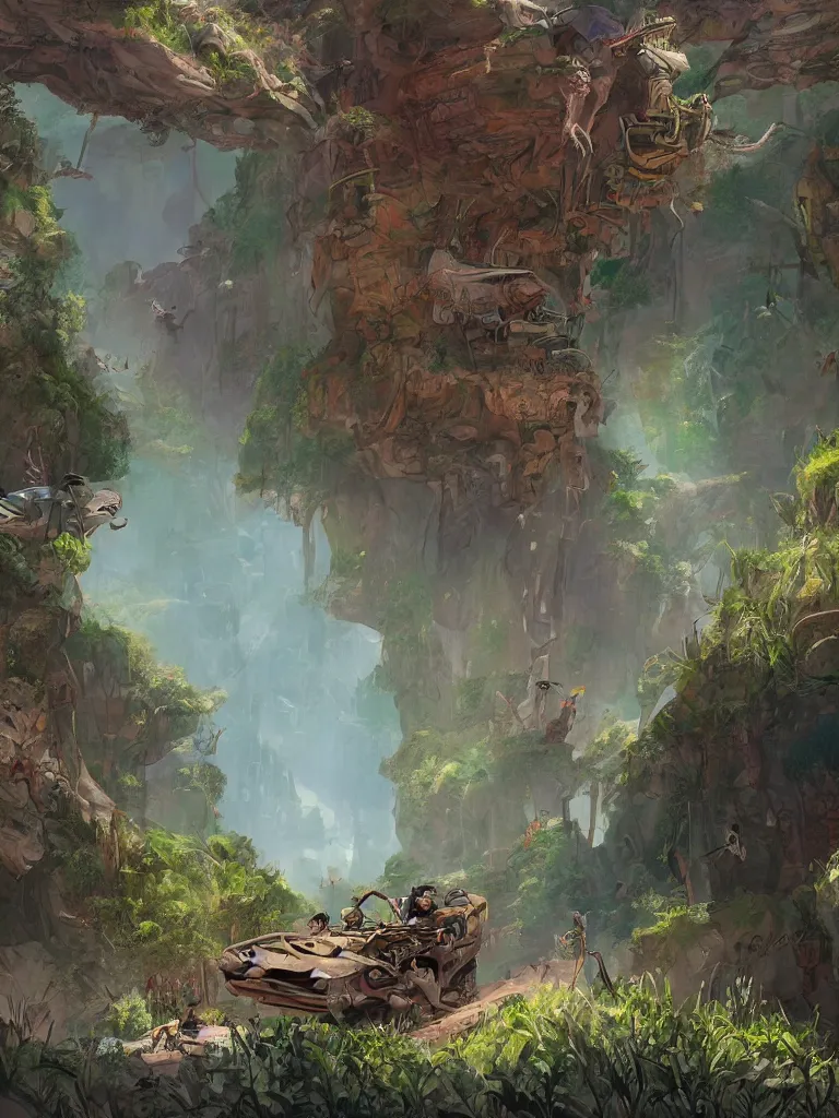 Image similar to wild by Disney Concept Artists, blunt borders, rule of thirds