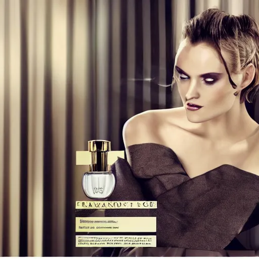 Prompt: fragrance advertising campaign by rembrand