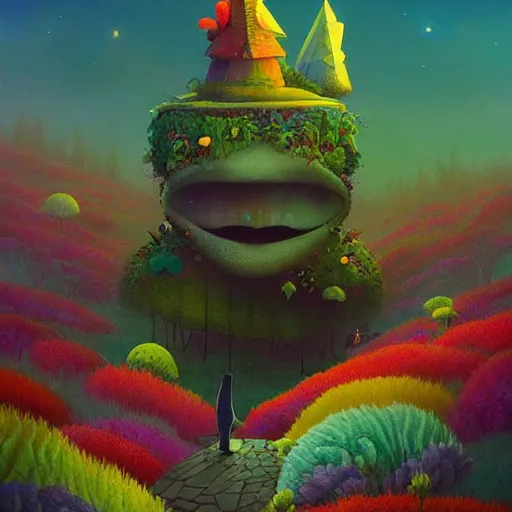 Prompt: low poly,pixar, surreal hybrid animals, nostalgia for a fairytale, magic realism, flowerpunk, mysterious vivid colors by andy kehoe and amanda clarke en un mundo de Gediminas Pranckevicius