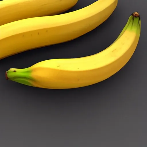 Prompt: 3 d render of a banana entering a hole