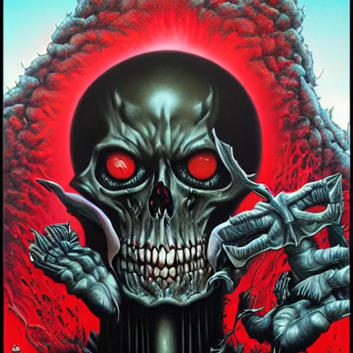 Prompt: death god by jason edmiston