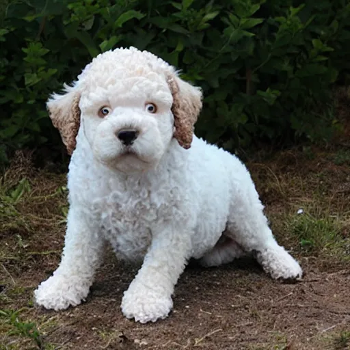 Prompt: lagotto romagnolo, realistic