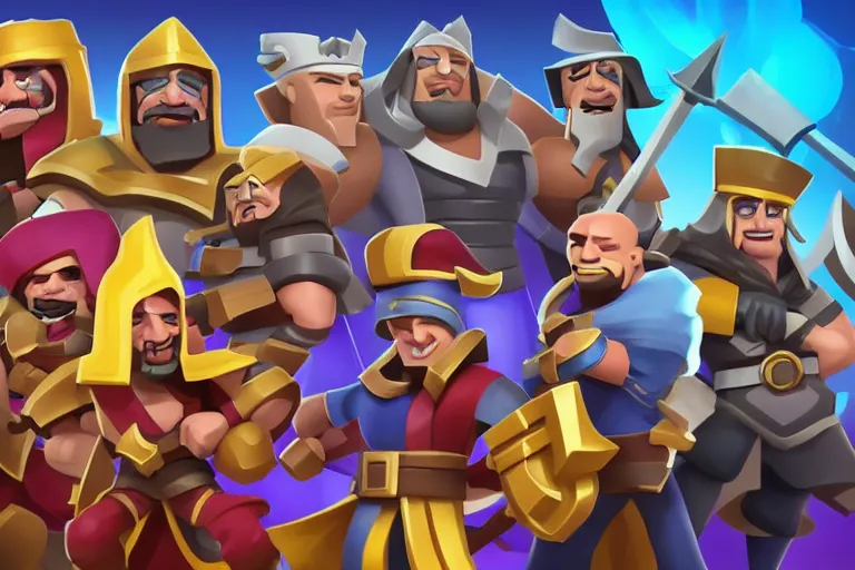 Image similar to new clash royal characters