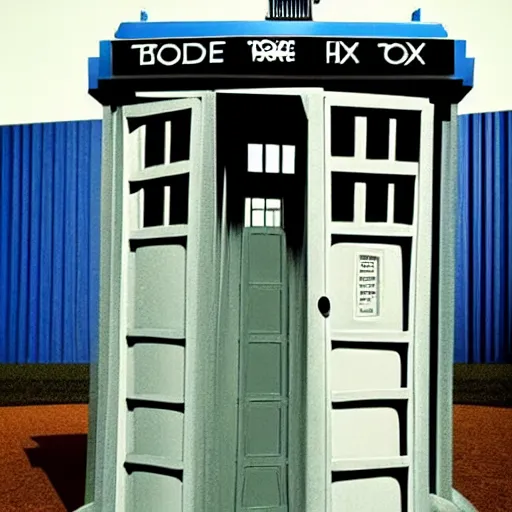 Image similar to The tardis from Dr. Who