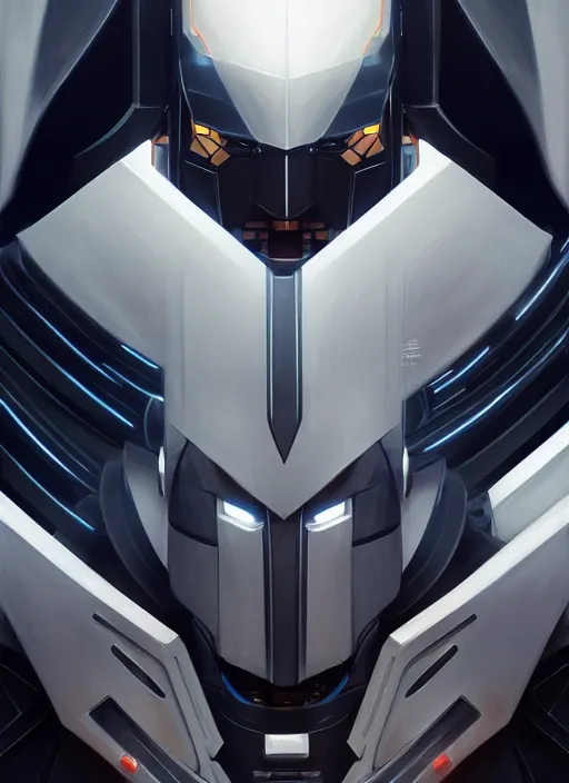 Image similar to symmetry!! portrait of a transformers robot acting as batman, intricate, elegant, highly detailed, digital painting, artstation, concept art, smooth, sharp focus, illustration, art by artgerm and greg rutkowski and alphonse mucha, 8 k