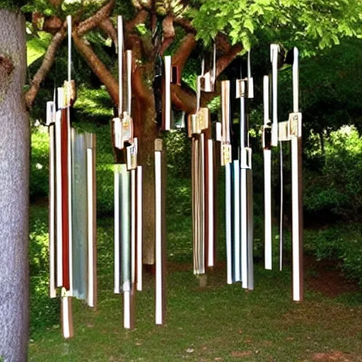 Image similar to “wind chimes of the future”