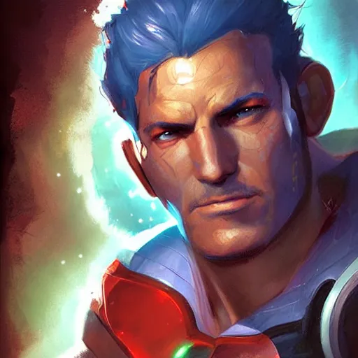 Prompt: UHD photorealistic Captain Planet by Greg Rutkowski