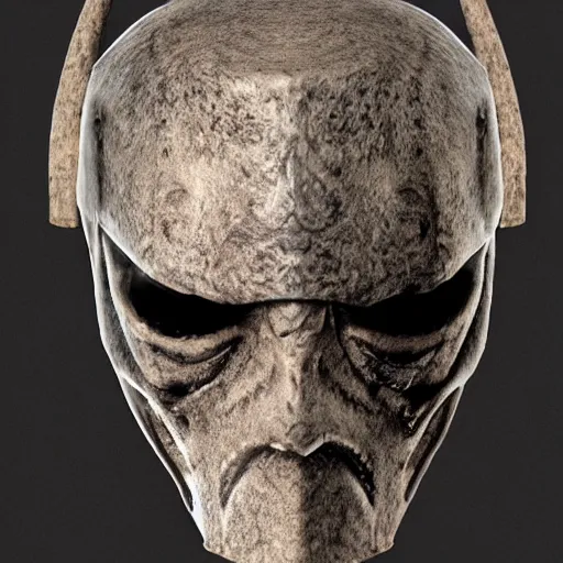 Prompt: imperial assassin head, terrifying, grimdark, photorealistic