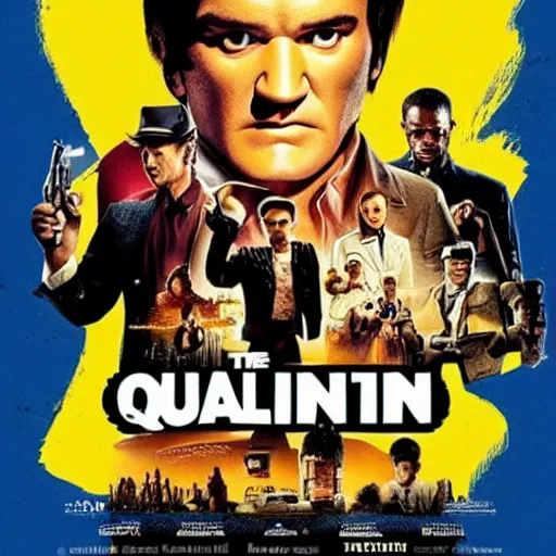 Prompt: the poster of the new movie to come from quentin tarantino
