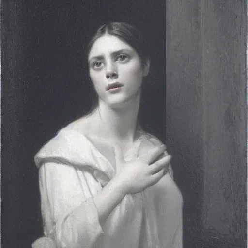 Image similar to photo of young woman by carl heinrich bloch