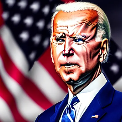 Prompt: joe biden suspiciously looking into the camera, portrait, magazine photograph, cnn, fox news, looking confused