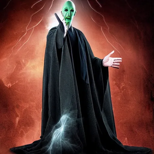 Prompt: Voldemort casts a spell - Photo Manipulation by Rob Gonzalez