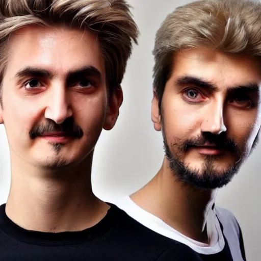 Image similar to xQc and forsen