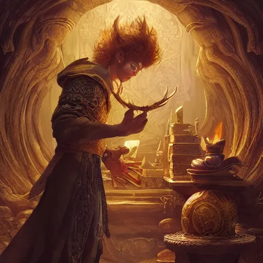 Image similar to A young mage in an invocation ritual, realistic, sharp focus, 8k high definition, insanely detailed, intricate, elegant, art by Justin Gerard