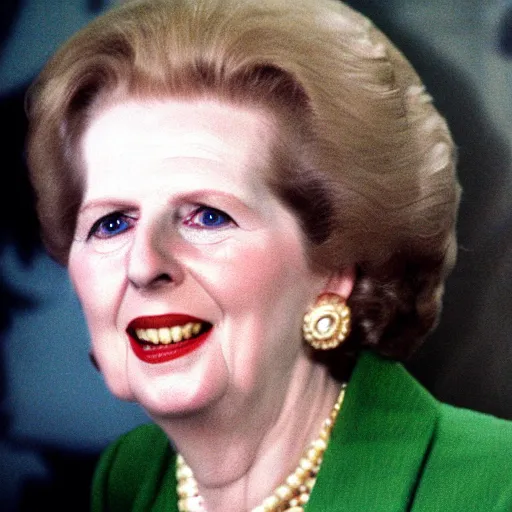 Image similar to margaret thatcher in hell