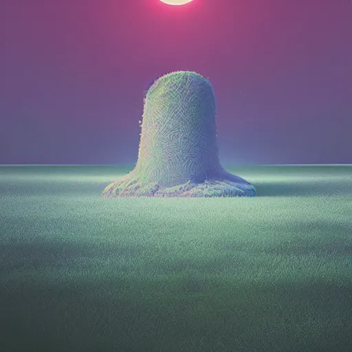 Prompt: A landscape by beeple and Bjorn barends