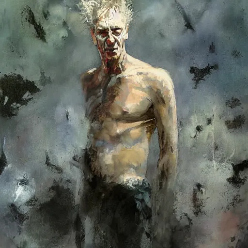 Prompt: the sandman by neil gaiman painted by jeremy mann