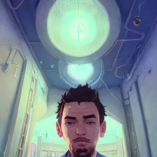 Image similar to highly detailed portrait, waluigui bros., in gta v, stephen bliss, unreal engine, fantasy art by greg rutkowski, loish, rhads, ferdinand knab, makoto shinkai and lois van baarle, ilya kuvshinov, rossdraws, tom bagshaw, global illumination, radiant light, detailed and intricate environment