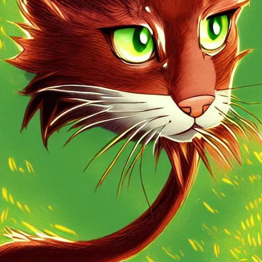 Image similar to firerstar from warrior cats