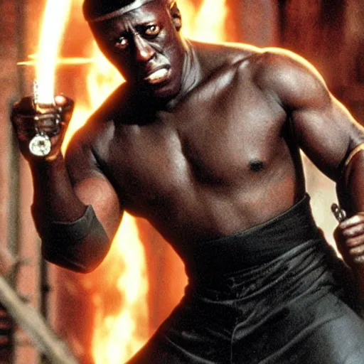 Image similar to Wesley snipes as character in mortal Kombat