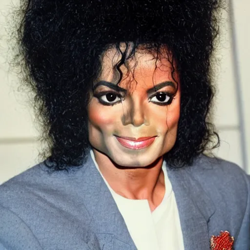 Image similar to michael jackson blended with diana ross