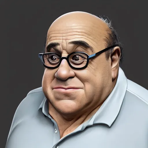 Image similar to hyperrealistic mixed media realistic sculpture of danny devito with the torso of an octopus, stunning 3 d render inspired art by xiang duan and thomas eakes, perfect facial symmetry, hyper realistic texture, realistic, highly detailed attributes and atmosphere, dim volumetric cinematic lighting, 8 k octane detailed render, post - processing, masterpiece,