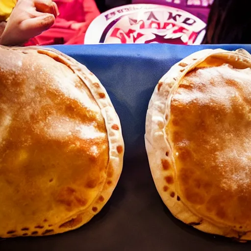 Prompt: two panadas having a wrestling match at madison square garden