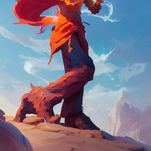 Image similar to hero world wizard of the coast, behance hd by jesper ejsing, by rhads, makoto shinkai and lois van baarle, ilya kuvshinov, rossdraws global illumination