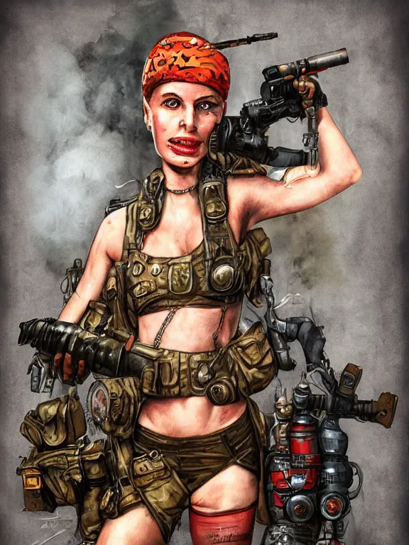 Image similar to Tank girl by iryna yermalova