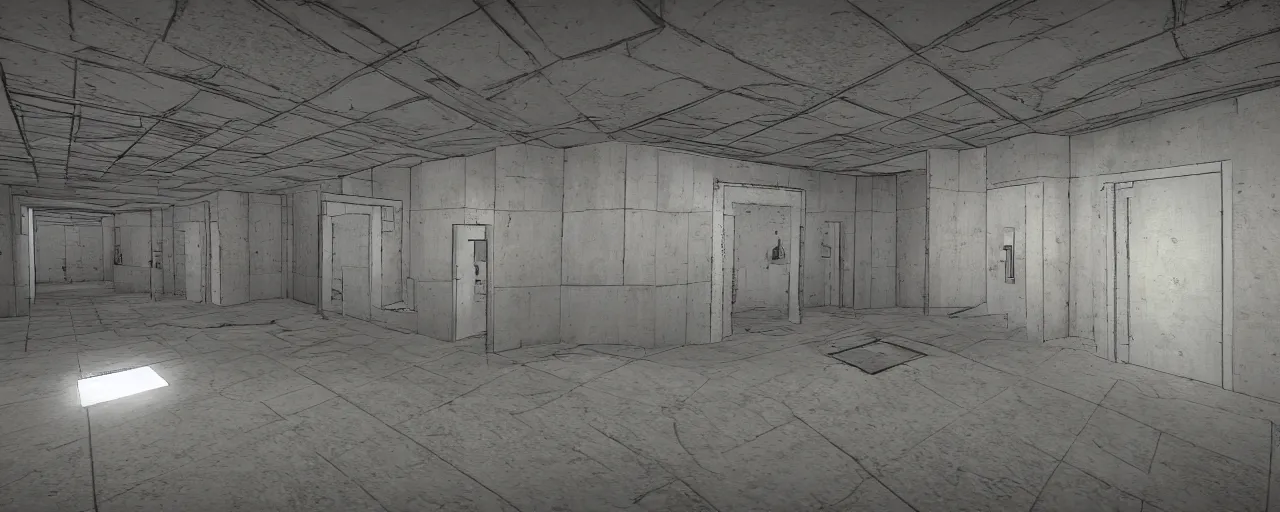 scp foundation containment site 1 9 front entrance,, Stable Diffusion