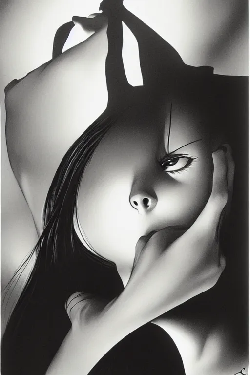 Image similar to lain by alex ross