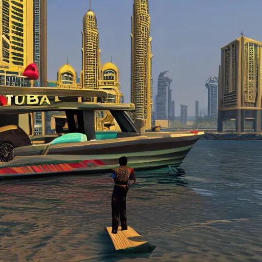 Image similar to gta : dubai, lostfish