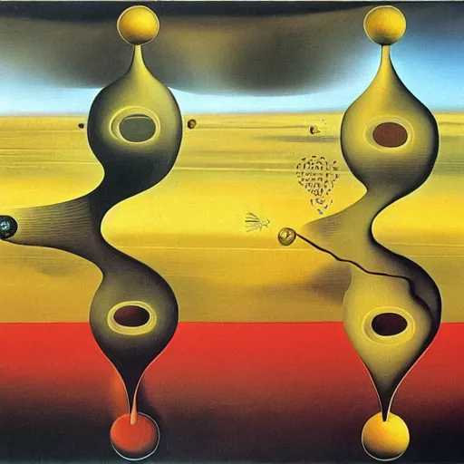 Prompt: inflation, money and supply chain hurting global population, abstract surreal oil painting by salvador dali - w 7 6 8