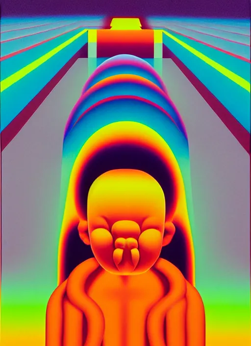 Image similar to hell by shusei nagaoka, kaws, david rudnick, airbrush on canvas, pastell colours, cell shaded, 8 k