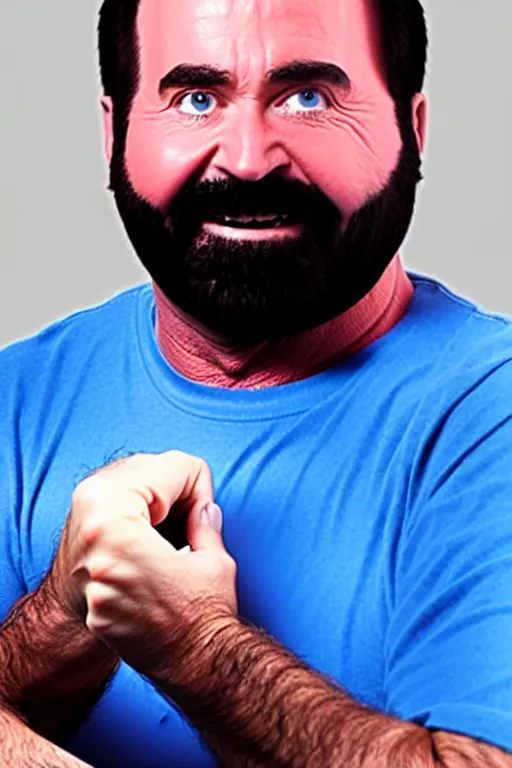 Image similar to photograph of billy mays held hostage